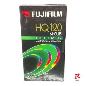 📼Fuji Film VHS Blank Video Tapes 6 hours HQ 120 High Quality📼‎